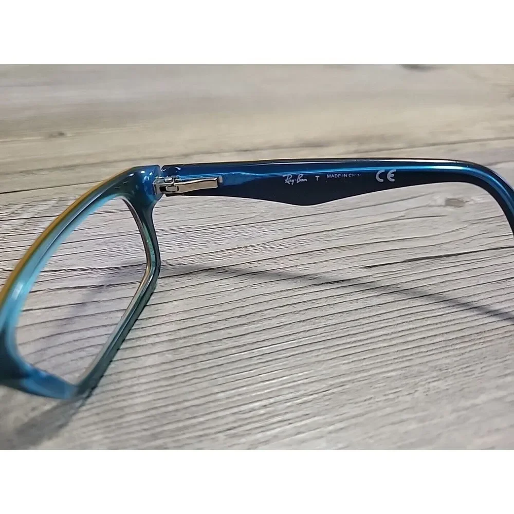 Ray-Ban RB1530 3587 Kids Eyeglasses Frames Blue Rectangle Full‎ Rim 48-16-125